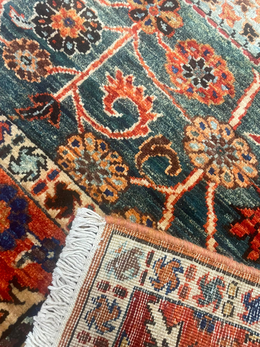 Kabul Hand Knotted Afghan Wool Rug 260 x 203cm 6142