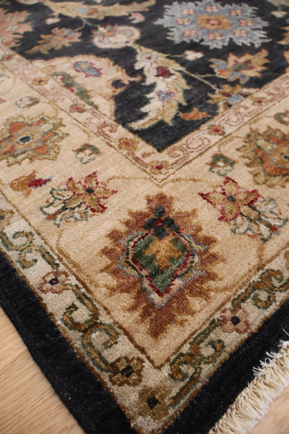 Gazni Hand Knotted Indian Wool Rug 185 x 125cm 10225
