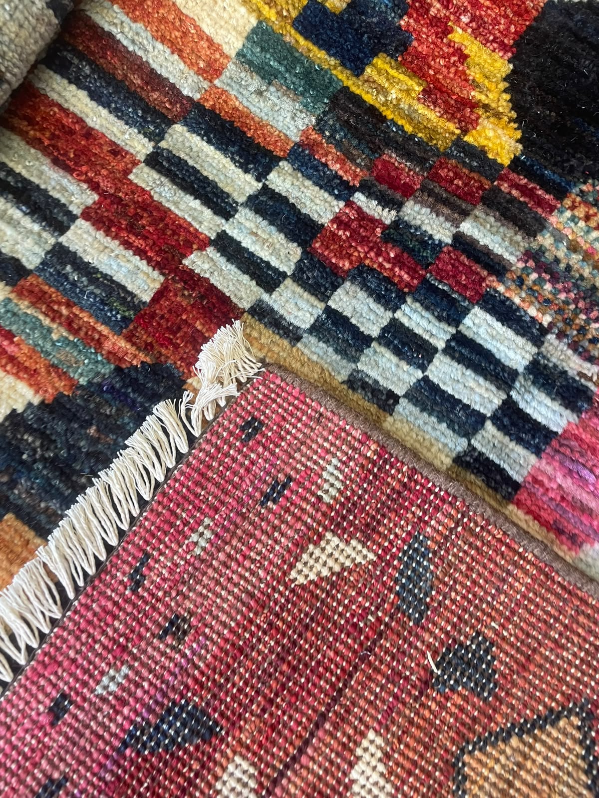 Zulai Hand Knotted Afghan Wool Rug 205 x 154cm 6163