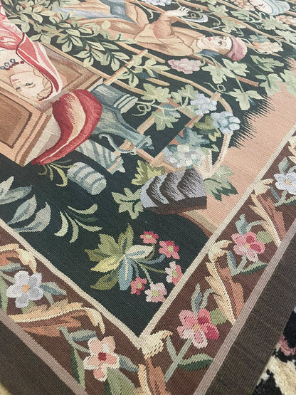 Winemaker Hand Woven Wool Tapestry 218 x 119cm