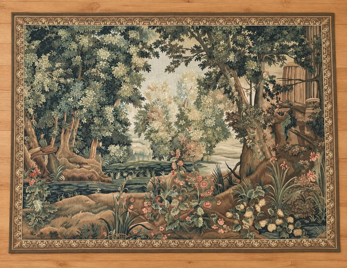 Verdure Hand Woven Wool Tapestry 238 x 284cm