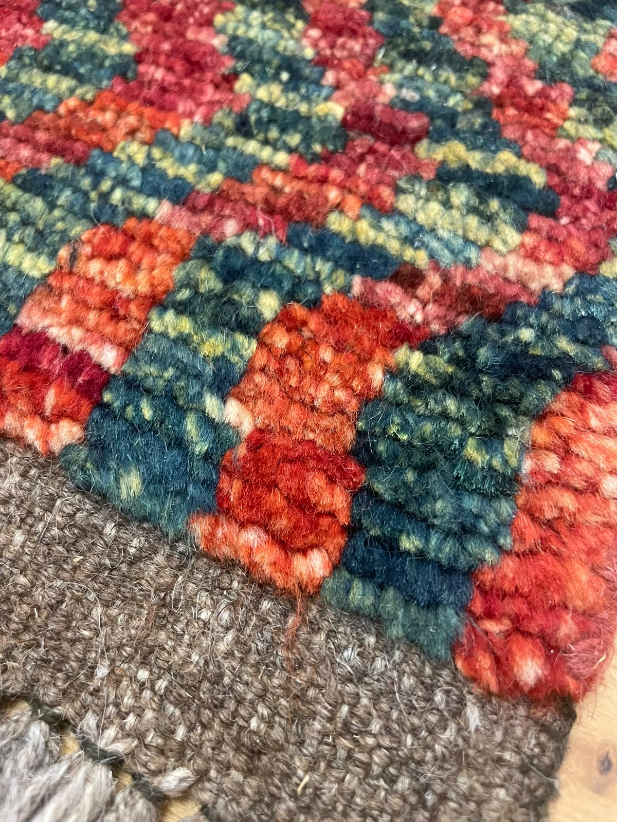 Zulai Hand Knotted Afghan Wool Rug 238 x 175cm 6164