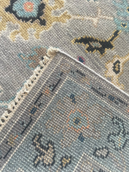 Oushak Hand-Knotted Afghan Wool Rug 2211 185 x 125cm