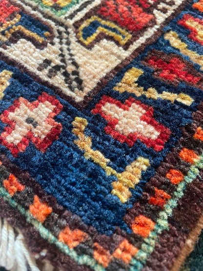 Antique Design AR-527 Hand-Knotted Afghan Wool Rug 4012 174 x 127cm