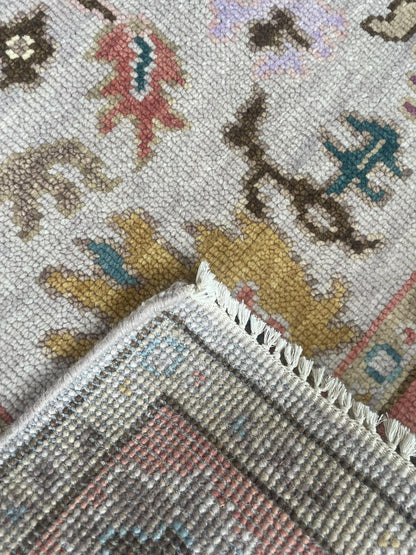 Oushak Hand Knotted Indian Wool Rug 185 x 126cm 2210