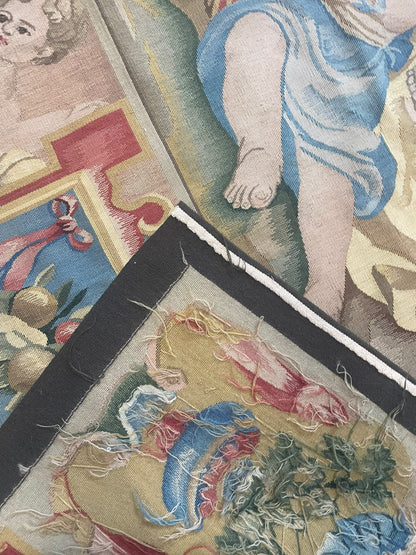 Putti Hand Woven Wool Tapestry 236 x 207cm