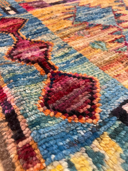 Zulai Hand Knotted Afghan Wool Rug 239 x 165cm 6165