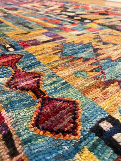 Zulai Hand Knotted Afghan Wool Rug 239 x 165cm 6165