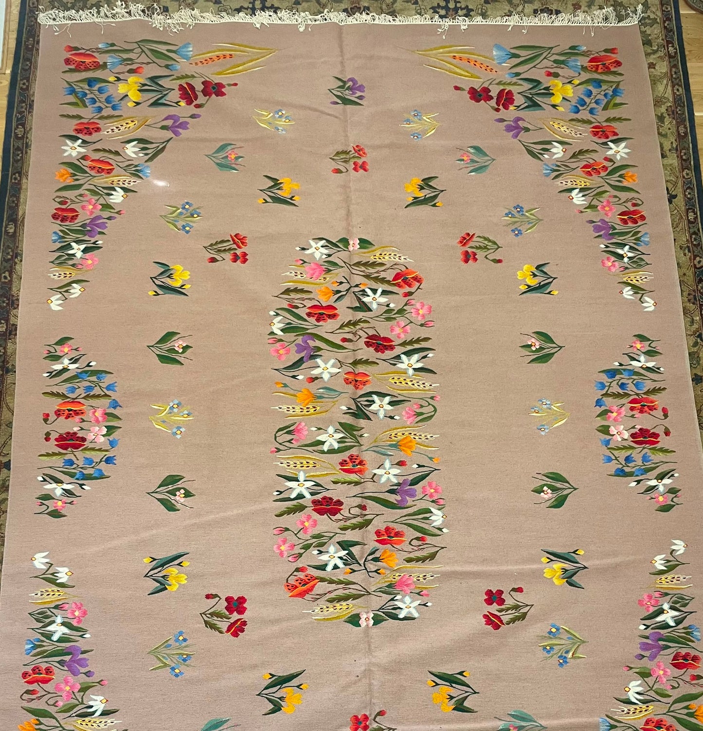 Moldavian Kelim Hand-Woven Romanian Wool Rug 14515 364 x 230cm