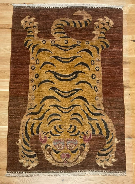 Kabul Hand Knotted Afghan Wool Rug 183 x 122 cm 6151