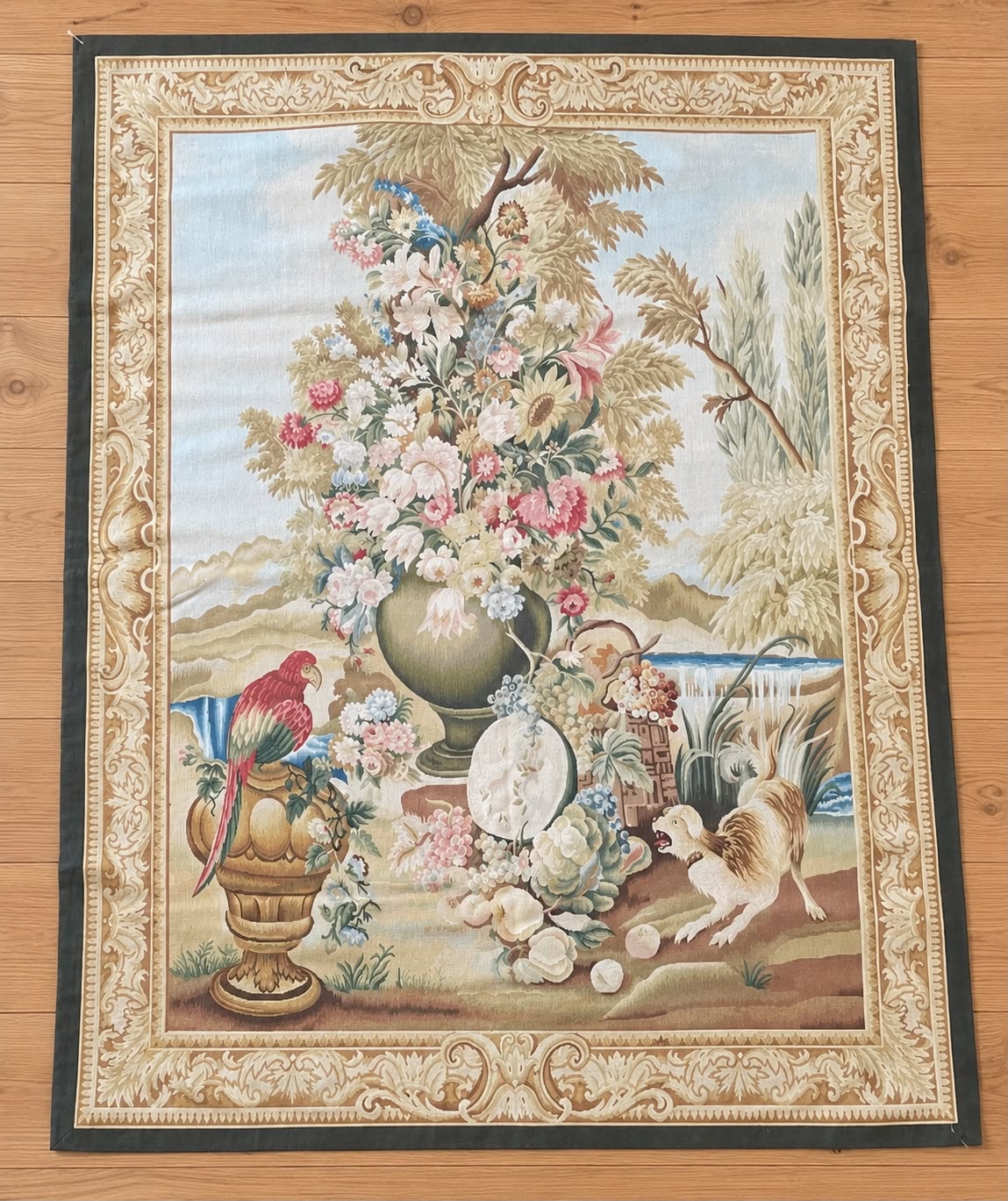 Jardinere Hand Woven Wool Tapestry 180 x 135cm