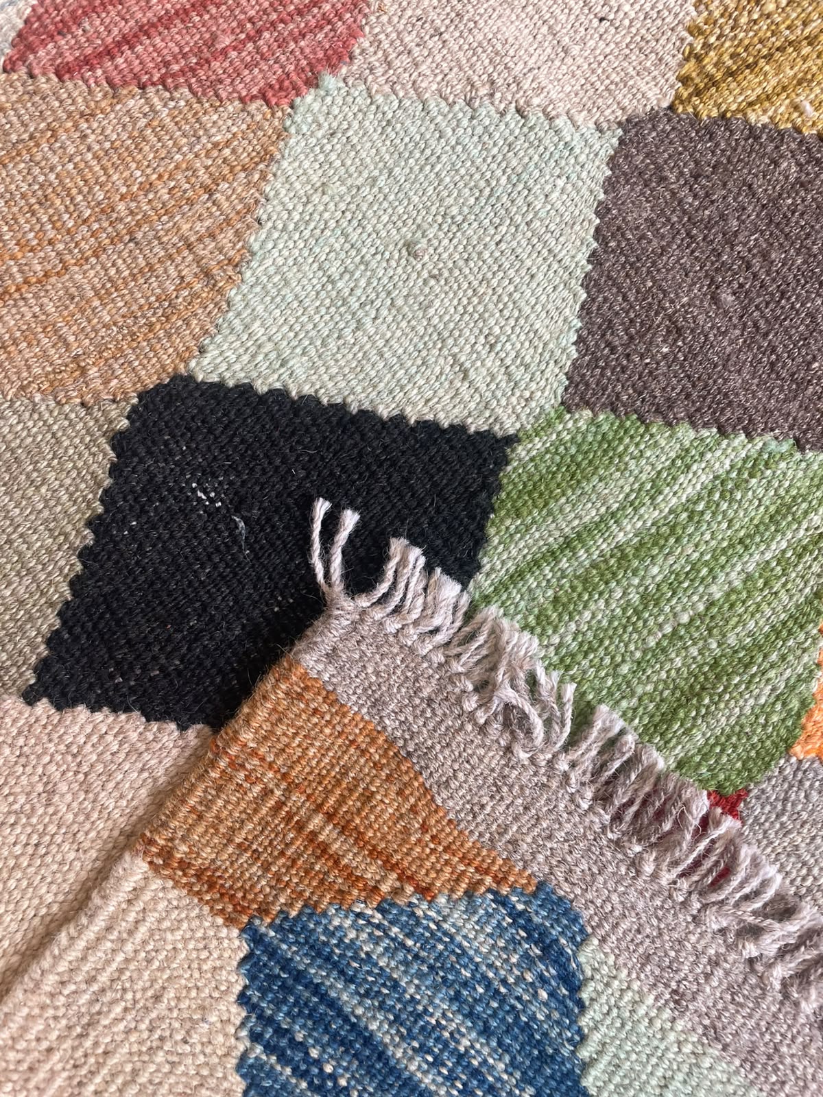 Mamiana Kelim Hand-Woven Afghan Wool Rug 5248 149 x 108cm