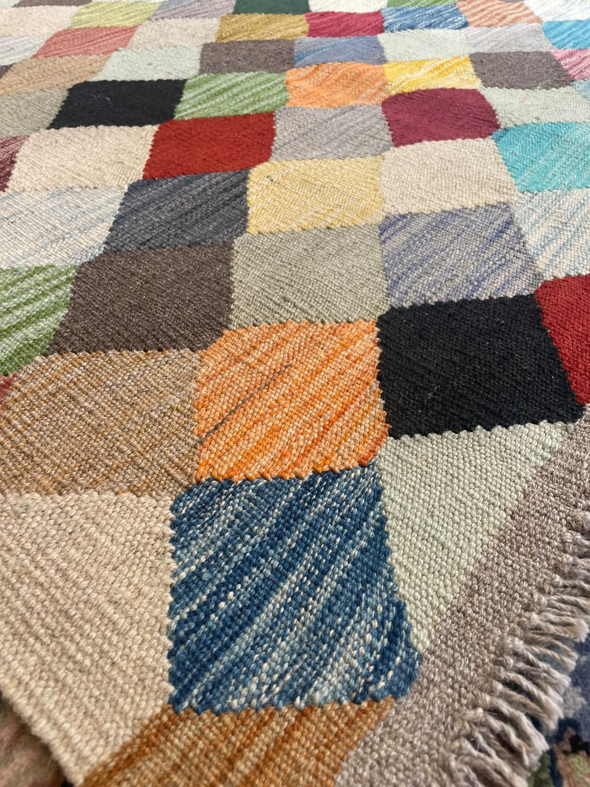 Mamiana Kelim Hand-Woven Afghan Wool Rug 5248 149 x 108cm
