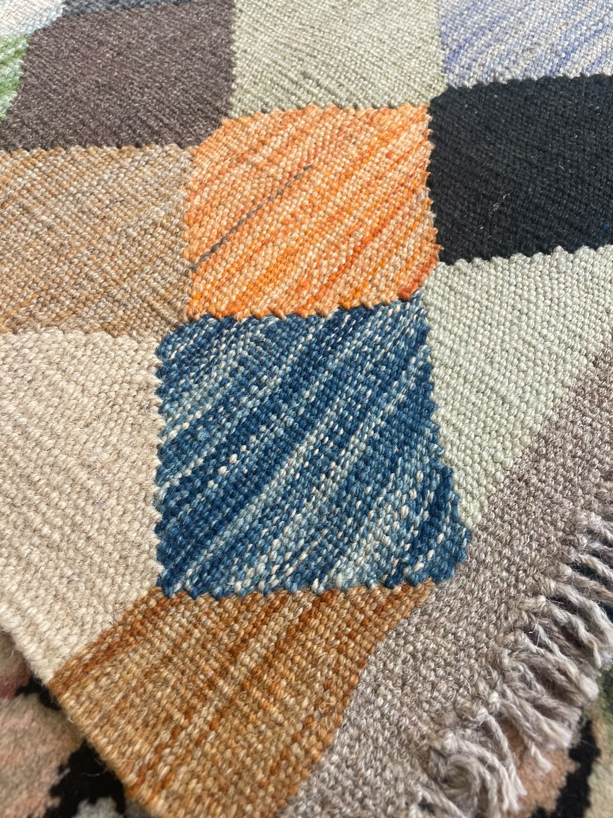 Mamiana Kelim Hand-Woven Afghan Wool Rug 5248 149 x 108cm