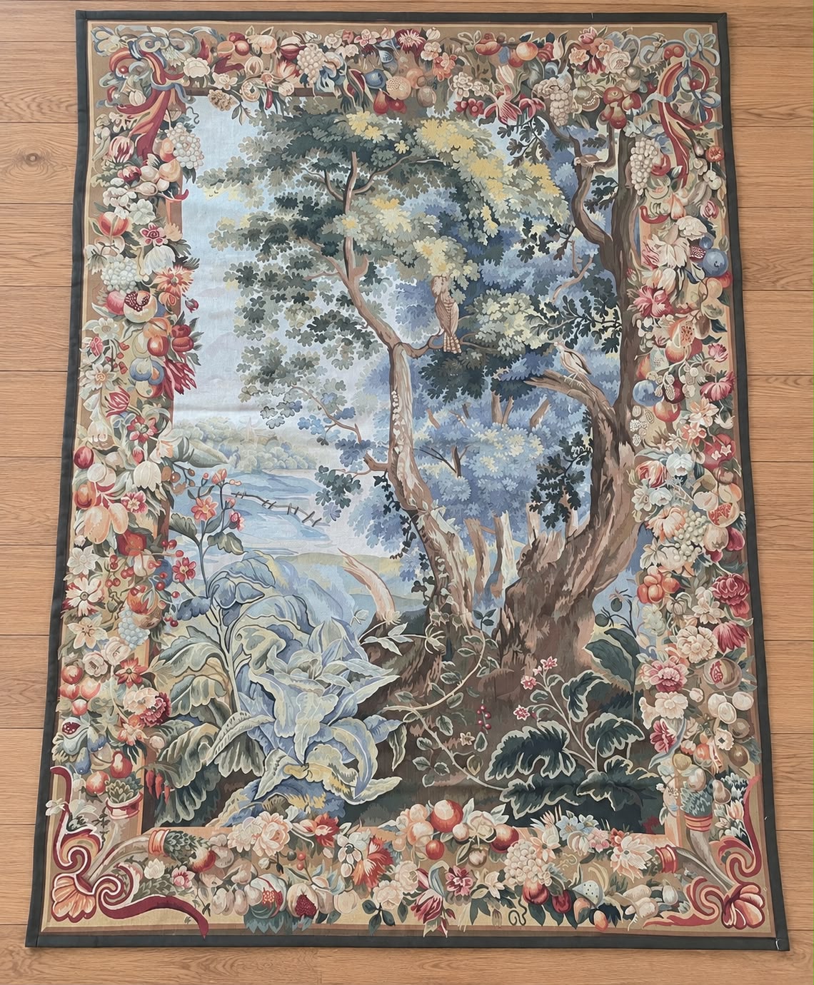 Verdure Hand Woven Wool Tapestry 327 x 206cm