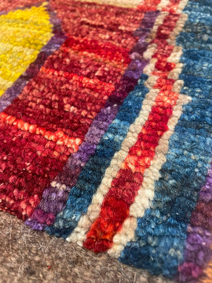 Zulai Hand Knotted Afghan Wool Rug 254 x 167cm 6161