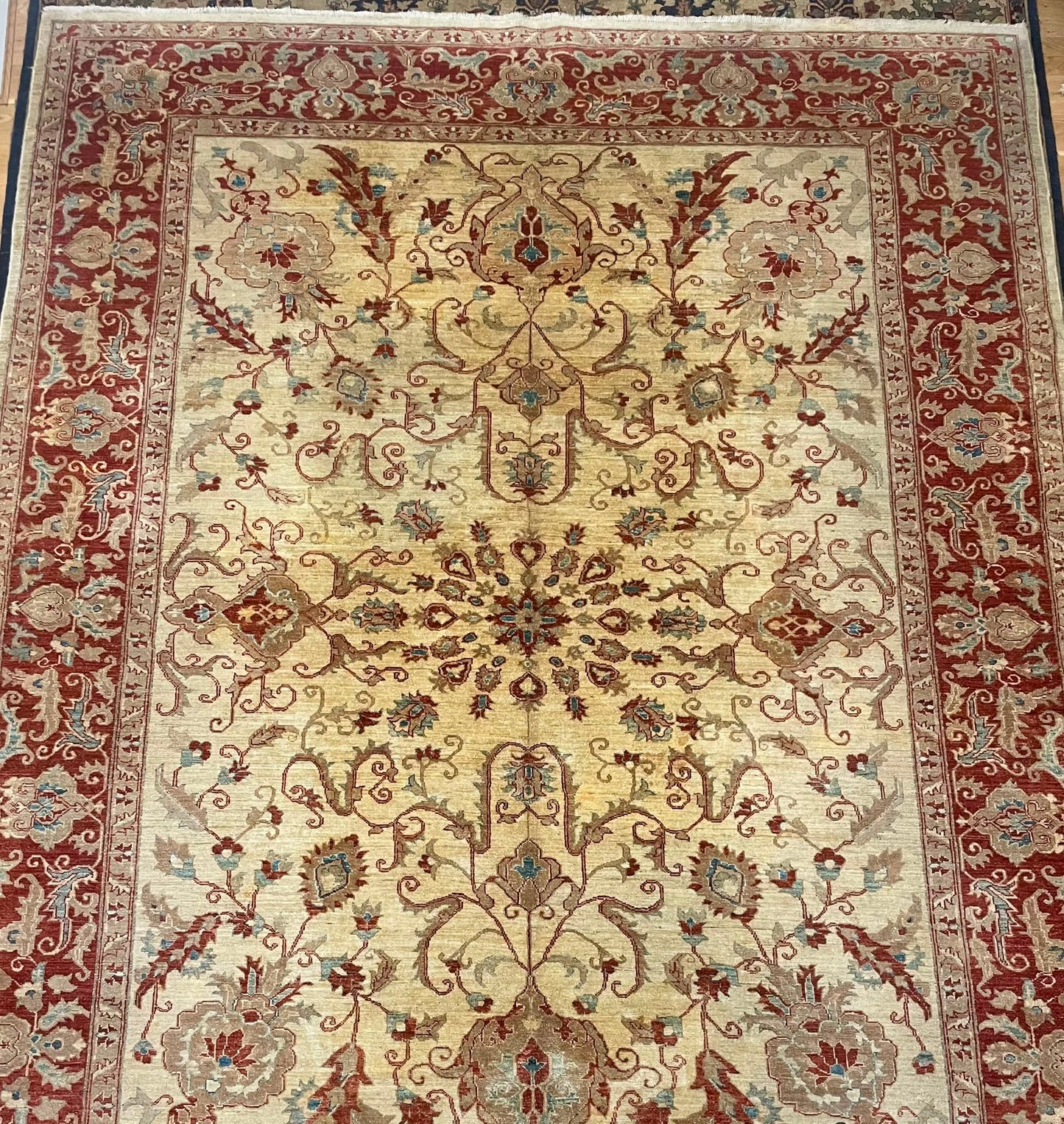 Afghan Zeigler Hand-Knotted Indian Wool Rug 5033 350 x 272cm