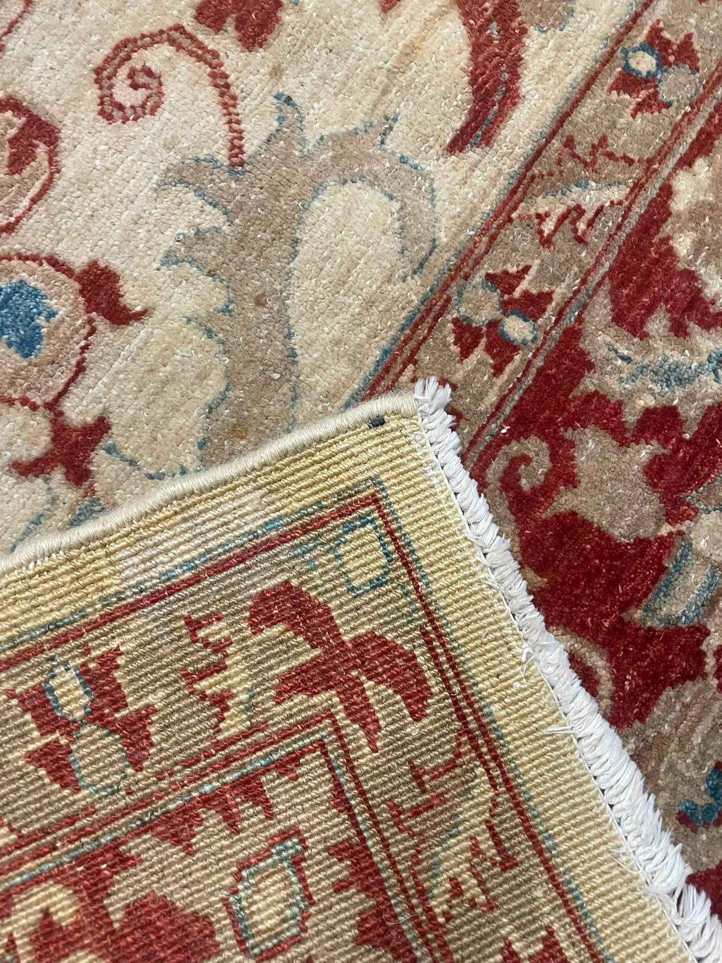 Afghan Zeigler Hand-Knotted Indian Wool Rug 5033 350 x 272cm