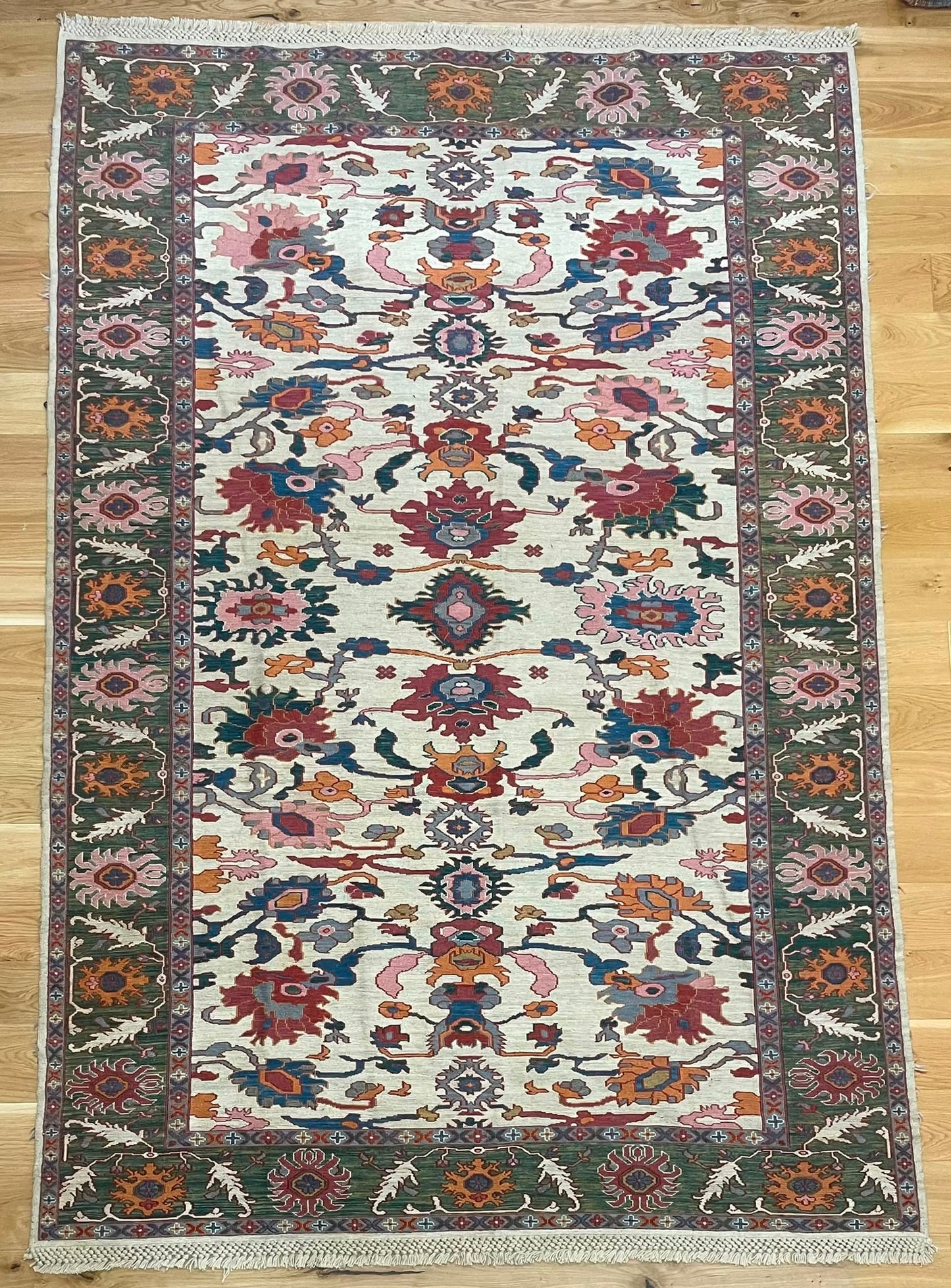 Kabul Hand Knotted Afghan Wool Soumak Rug 239 x 166cm 6167