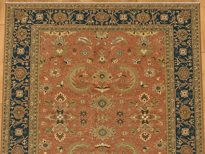 Bijar Soumac Hand-Knotted Indian Wool Rug 3802 364 x 266cm