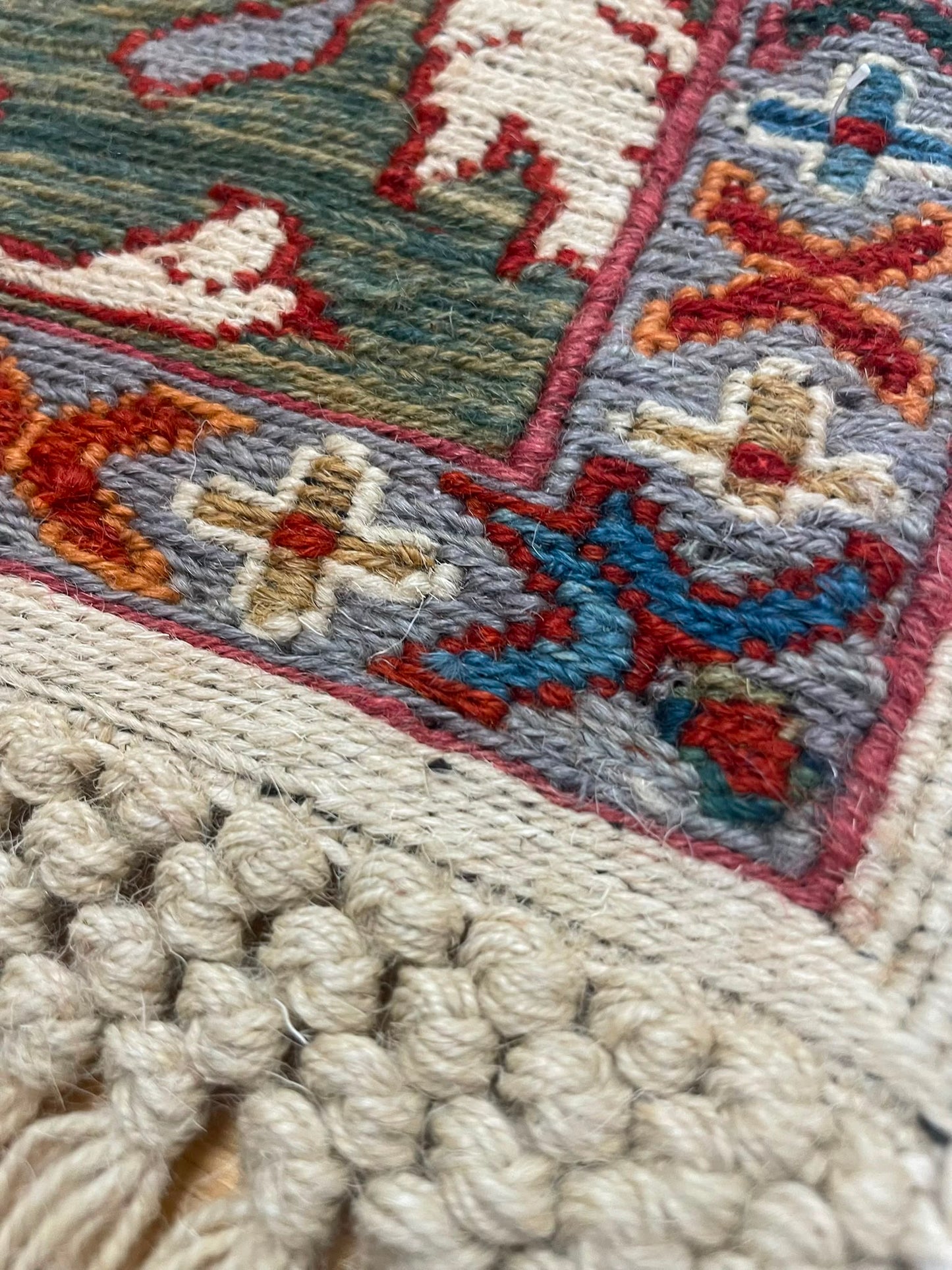 Kabul Hand Knotted Afghan Wool Soumak Rug 239 x 166cm 6167