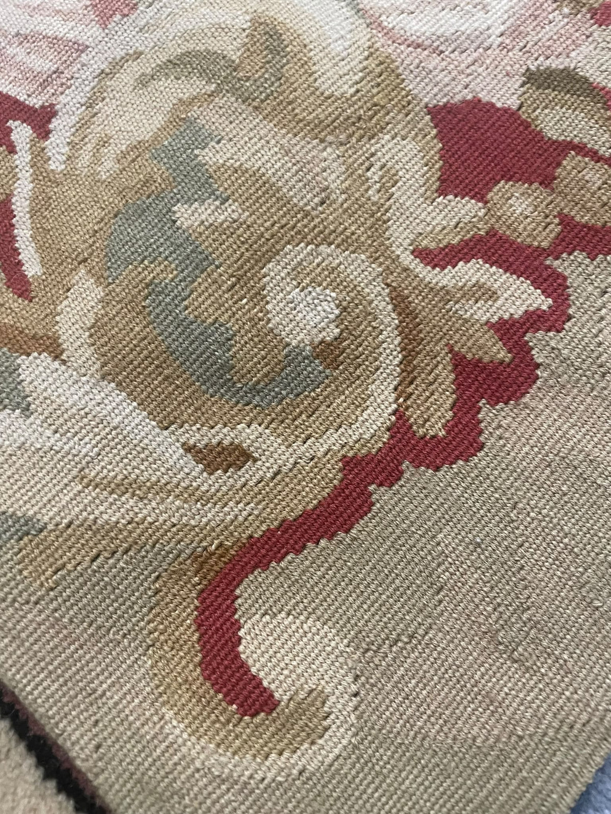 Aubusson Hand Woven Wool Rug 14539 274 x 183cm