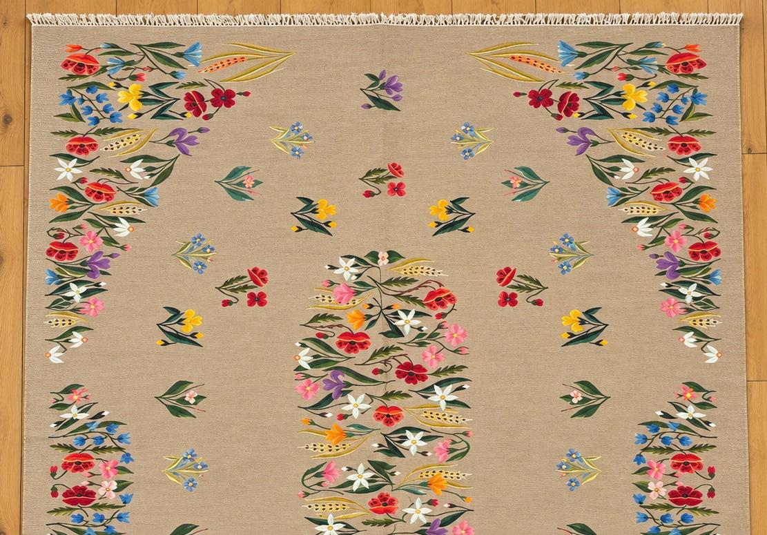 Moldavian Kelim Hand-Woven Romanian Wool Rug 14515 364 x 230cm