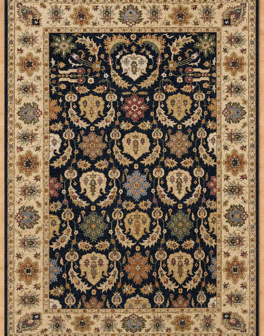 Gazni Tabriz Hand-Knotted Indiand Wool Rug4526 400 x 295cm