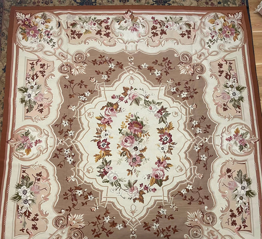 Aubusson Hand-Woven Indian Wool Rug JSA196 14041 282 x 175cm