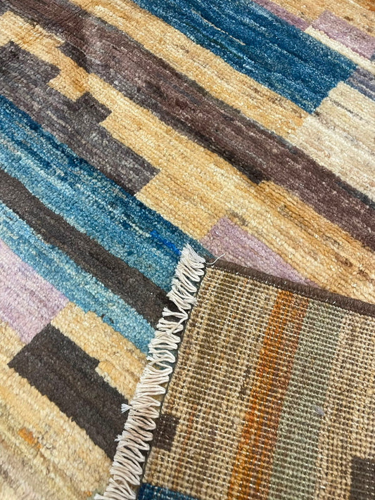 Kabul Hand Knotted Afghan Wool Rug 197 x 156cm 6158