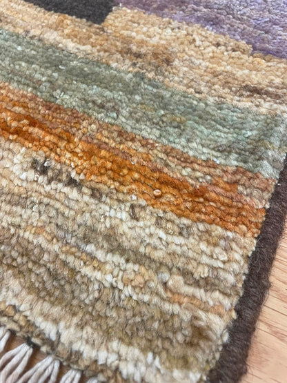 Kabul Hand Knotted Afghan Wool Rug 197 x 156cm 6158