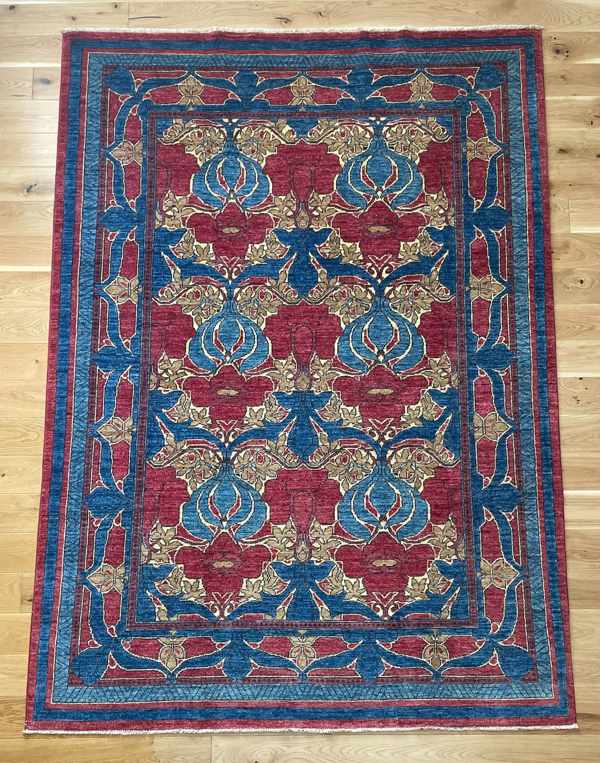 Art & Craft Hand Knotted Afghan Wool Rug 5474 244 x 173cm