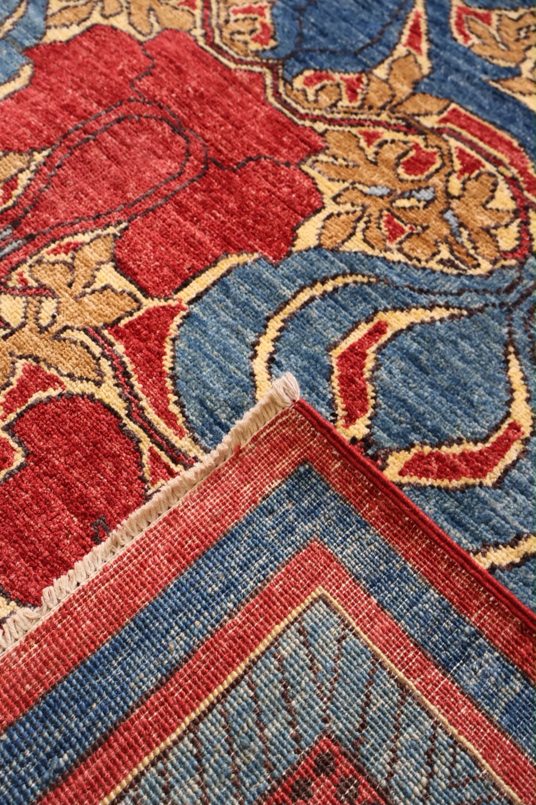 Art & Craft Hand Knotted Afghan Wool Rug 5474 244 x 173cm