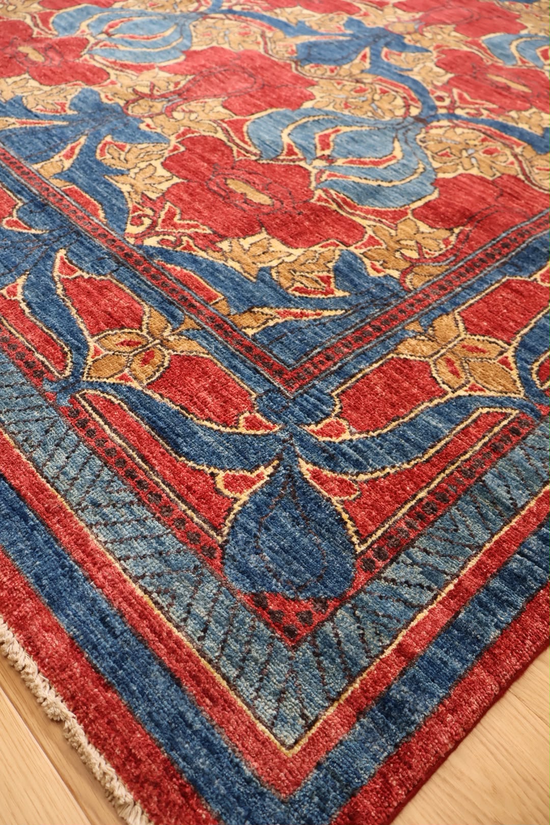 Art & Craft Hand Knotted Afghan Wool Rug 5474 244 x 173cm