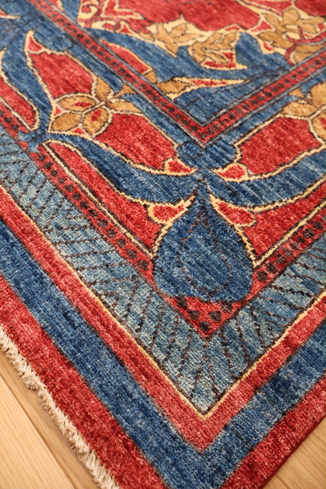 Art & Craft Hand Knotted Afghan Wool Rug 5474 244 x 173cm