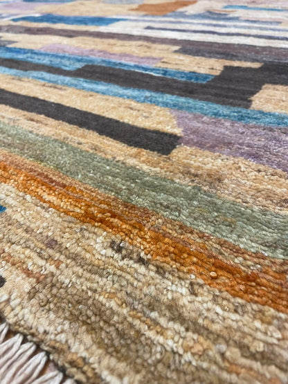 Kabul Hand Knotted Afghan Wool Rug 197 x 156cm 6158