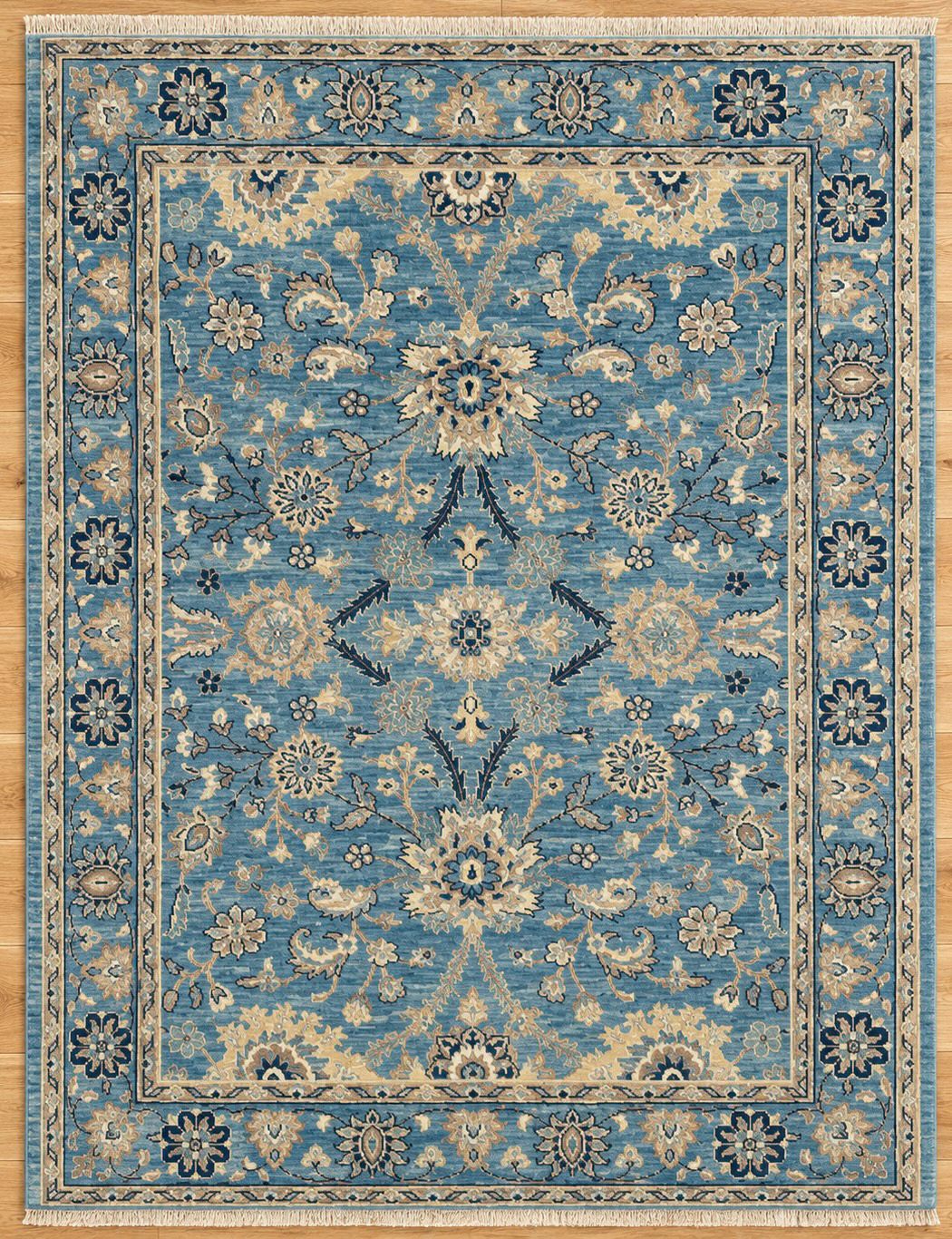 Lahore Hand Knotted Pakistani Wool Rug 5738 213 x 152cm