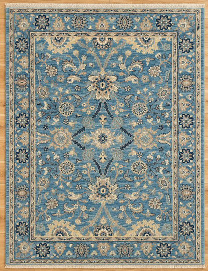 Lahore Hand Knotted Pakistani Wool Rug 5738 213 x 152cm