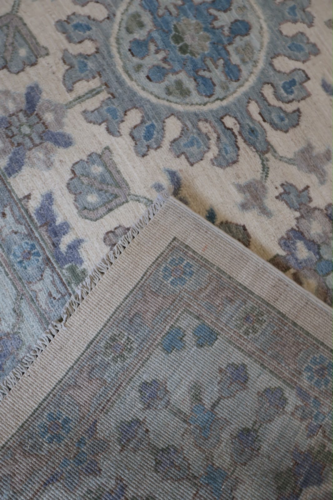 Chobi Hand-Knotted Afghan Wool Rug 5758 273 x 187cm
