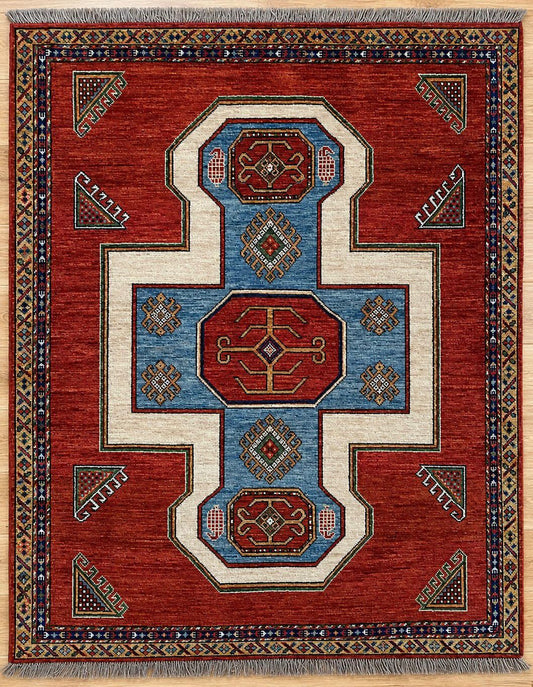 Kabul 5 Hand Knotted Afghan Wool Rug 5278 180 x 150cm