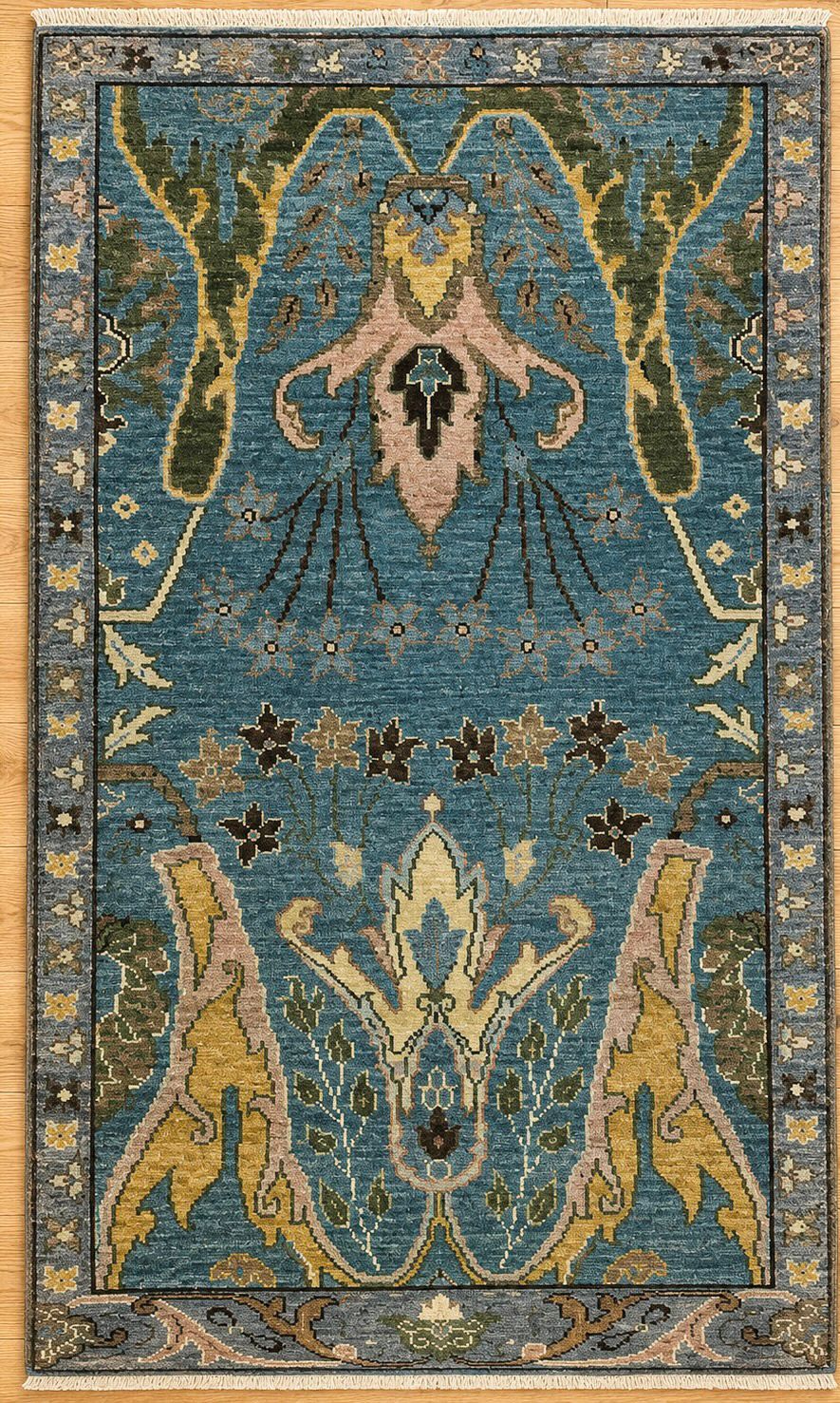 Bidjar Hand Knotted Indian Rug 11062 118 x 62cm