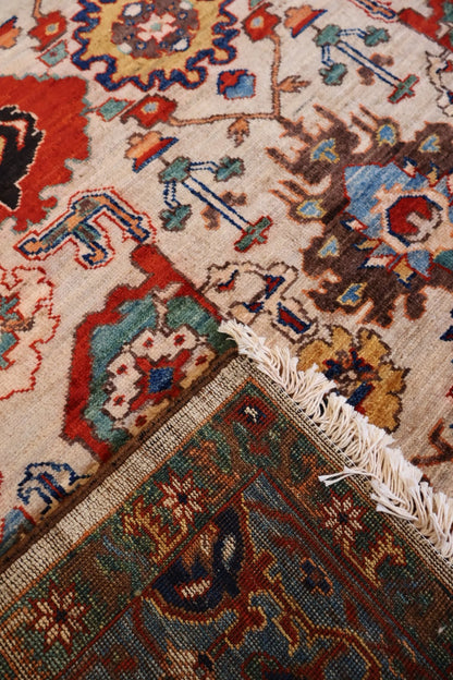 Kabul 04/26 Hand Knotted Afghan Wool Rug 5932 225 x 168cm
