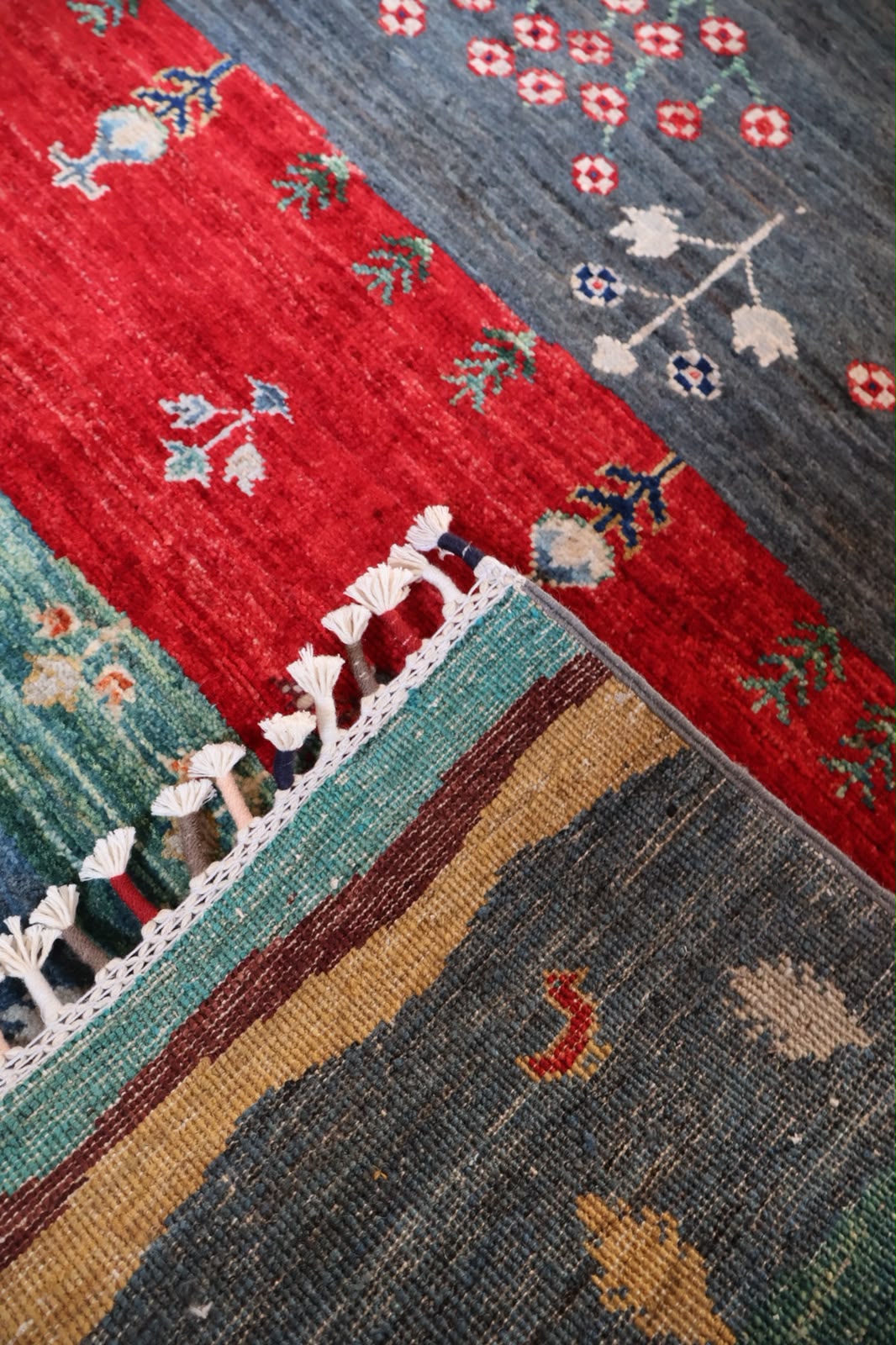 Kabul 04/26 Hand-Knotted Afghan Wool Rug 5933 187 x 156cm