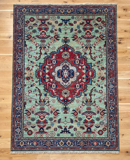 Kabul 04/26 Hand Knotted Afghan Wool Rug 5938 242 x 172cm