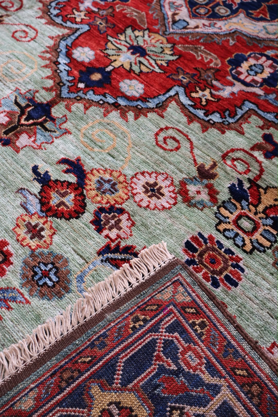 Kabul 04/26 Hand Knotted Afghan Wool Rug 5938 242 x 172cm