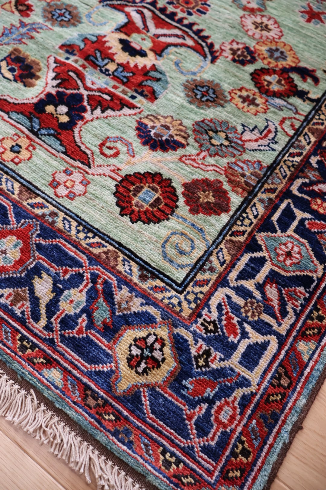 Kabul 04/26 Hand Knotted Afghan Wool Rug 5938 242 x 172cm