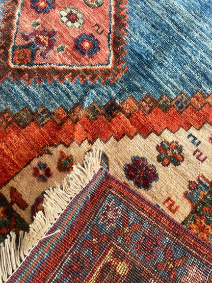 Kabul Hand Knotted Afghan Wool Rug 5940 192 x 126cm