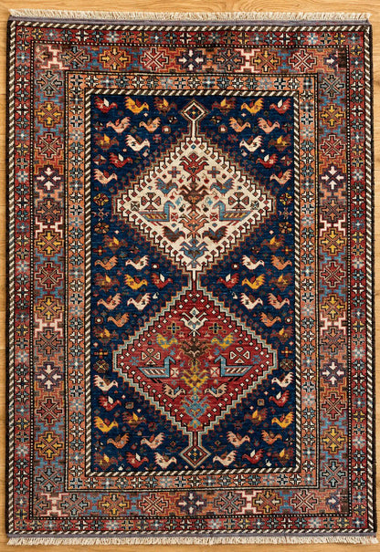 Kabul Hand Knotted Afghan Wool Rug 5279 184 x 128cm