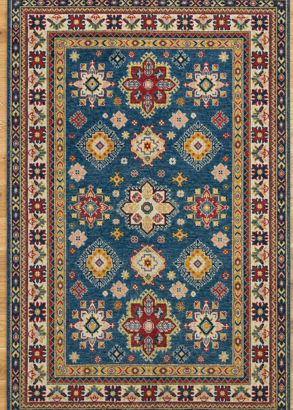 Kazak Hand Knotted Pakistani Wool Rug 5995 174 x 120cm