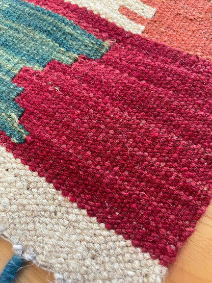 Kelim Hand Woven Afghan Wool Kelim 6072 210 x 90cm
